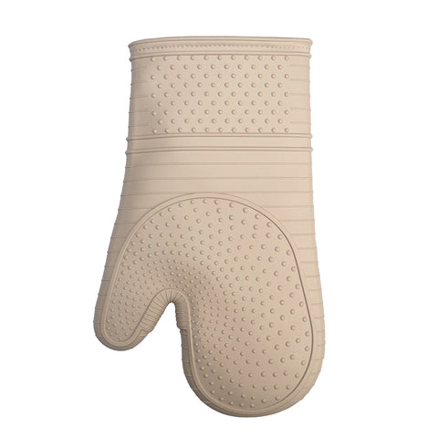 Ensemble de mitaine de four beige
