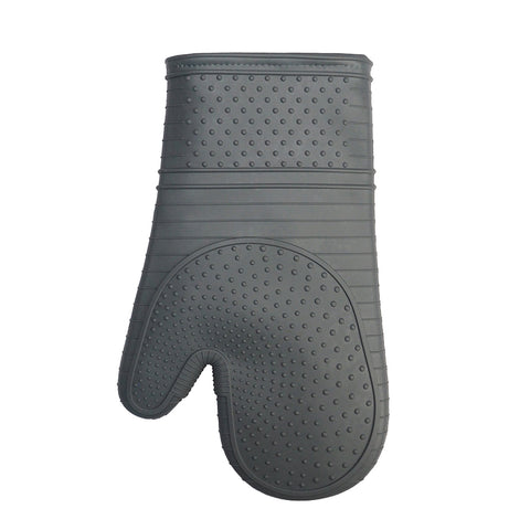 Ensemble de mitaine de four en silicone grise