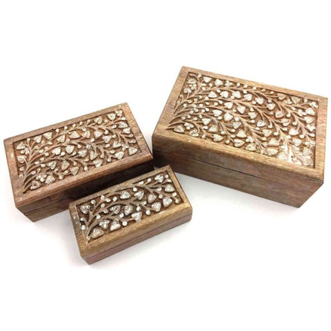 Boite décorative en bois