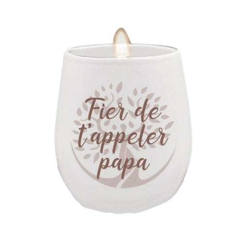 Bougie "Fier de t'appeler papa"
