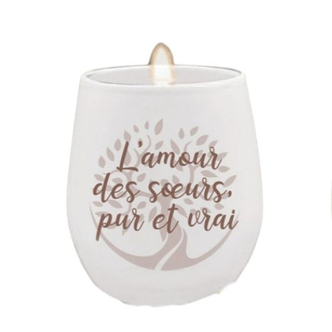 Bougie "L’amour des sœurs, pur et vrai"