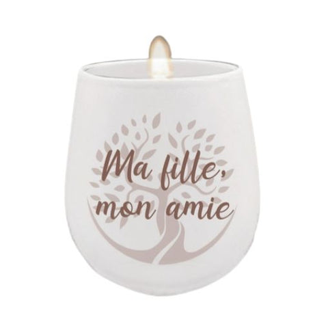 Bougie "Ma fille, mon amie"