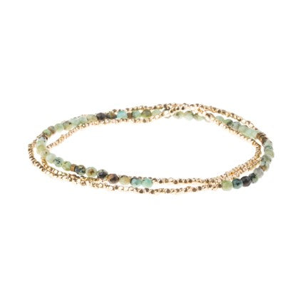 Bracelet ou collier en turquoise africaine – Pierre de transformation