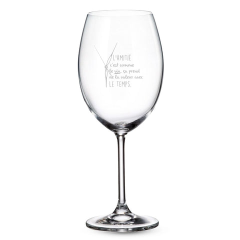Coupe à vin – L’amitié prend de la valeur avec le temps
