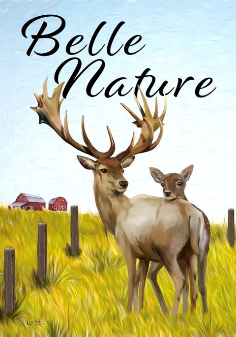Drapeau décoratif "Belle Nature"