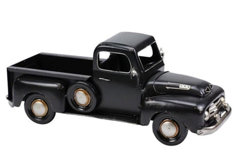Camion noir en métal