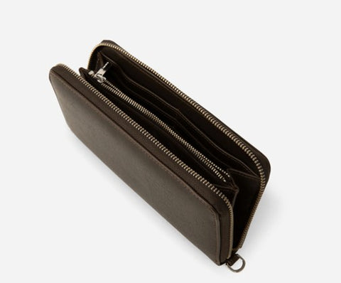 Portefeuille végétalien noir ELM - MATT & NAT
