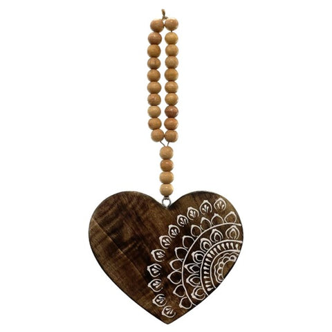 Ornement de coeur mandala