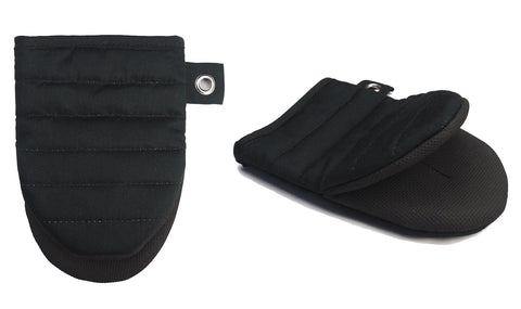 Ensemble de mini mitaines de four noire