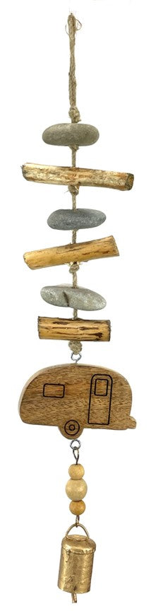Ornement de roulotte en bois