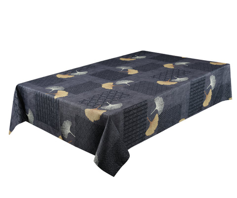 Nappe imprimée "Pacific" noire