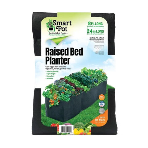 Potager surélevée rectangulaire Smart Pot 8 pieds