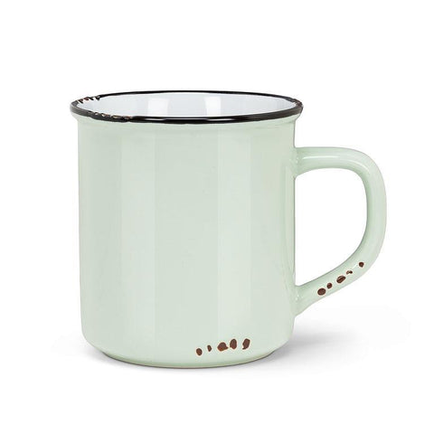 Tasse à café vert menthe
