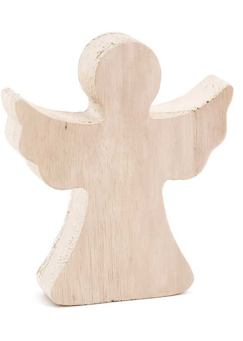 Décoration d'ange en bois
