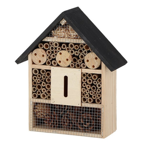 Maison à insectes en bois