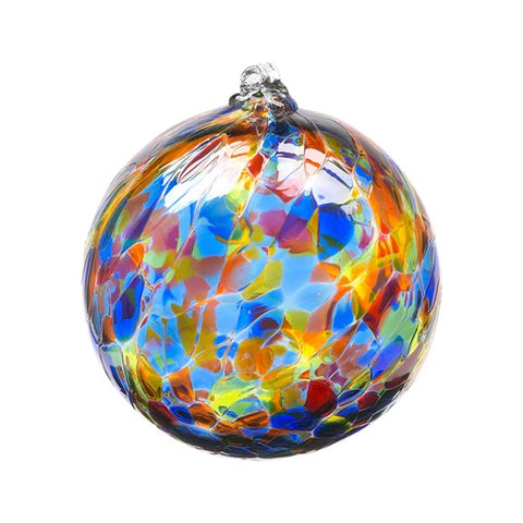 Boule en verre soufflée "Ciel ensoleillé"