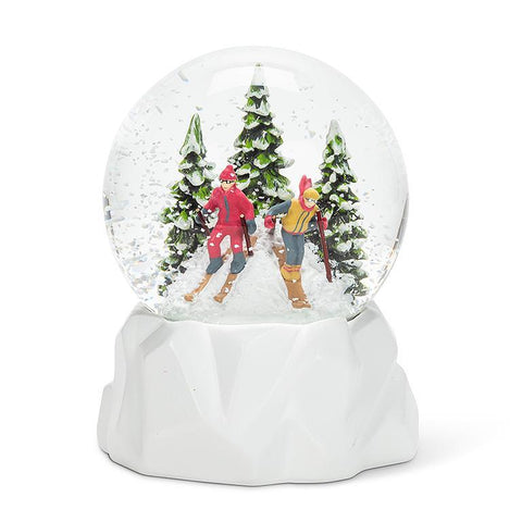 Boule de neige "Skieurs"
