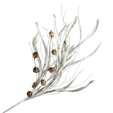 Branche décorative avec cocottes