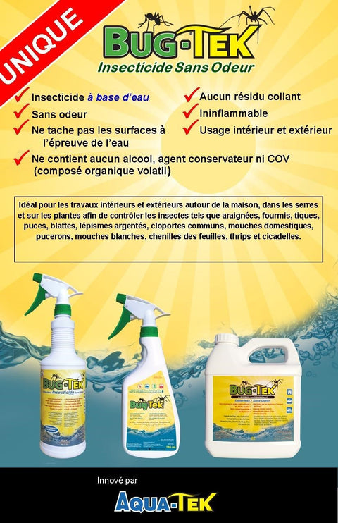 BUG-TEK insecticide sans odeur