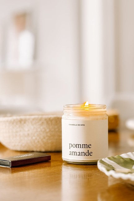MARÉE CHANDELLE Chandelle de soya "Pomme Amande"
