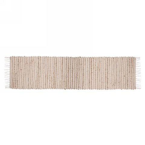 Chemin de table en jute et naturel