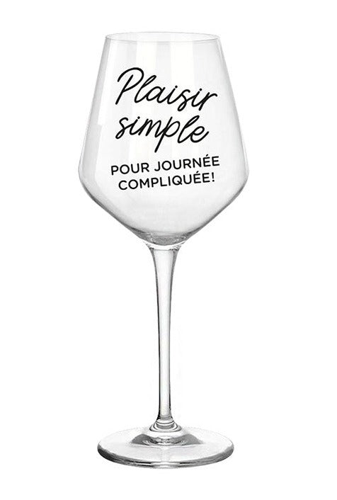 Coupe à vin "Humoristique" Chantal Lacroix