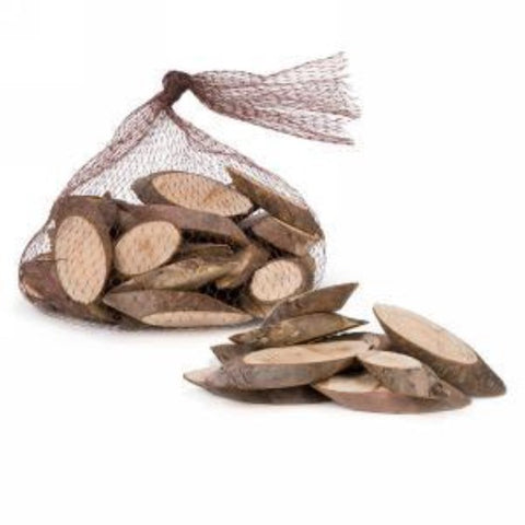 Paquet de bûches de bois décoratives