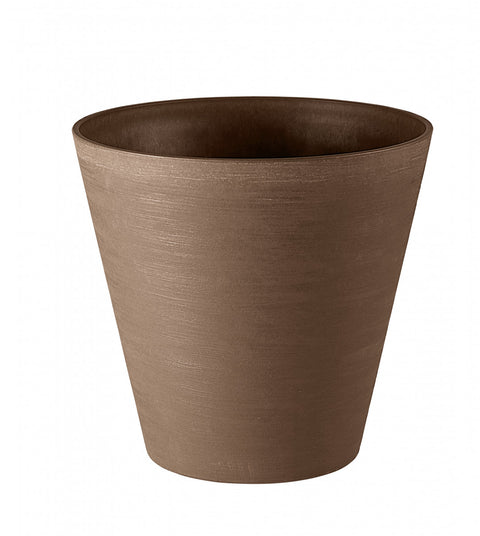 Pot Hoop brun en plastique