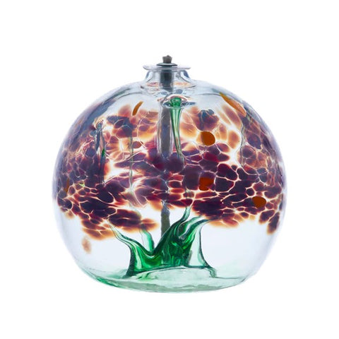 Lampe à l'huile Blossom "Meilleurs voeux"