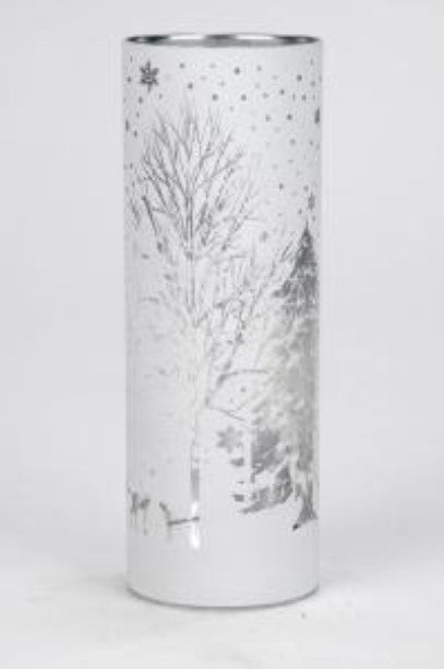 Décoration illuminée en verre