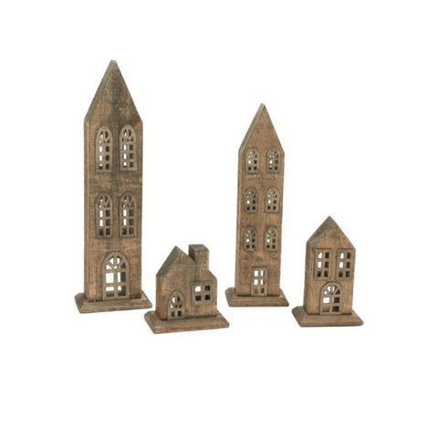 Maison décorative rustique en bois