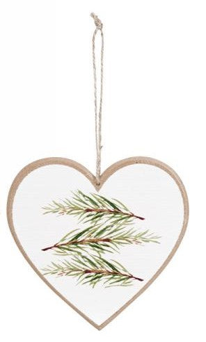 Ornement de coeur à motif de baies