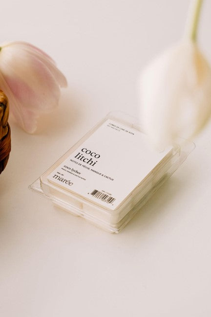 MARÉE CHANDELLE Pastilles de cire de soya pour diffuseur "Coco Litchi"
