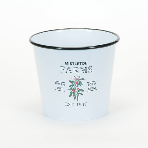 Pot blanc "Mistletoe Farms"