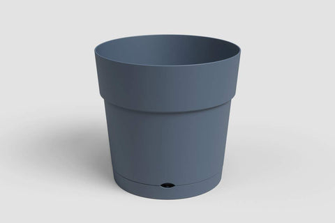 Pot plastique Capri Wide avec réserve d’eau