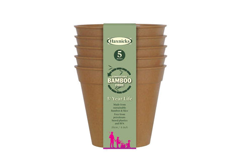 Pot en fibre de bambou terra cotta