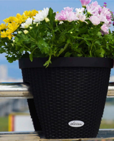 Pot pour balconnière noir