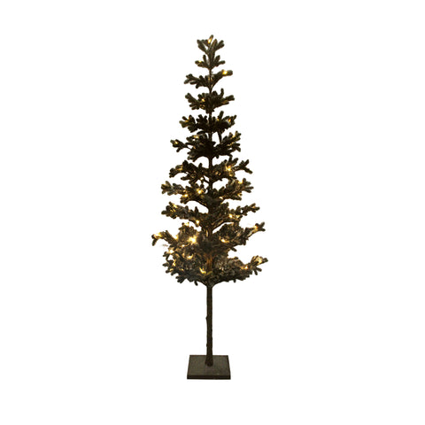 Sapin décoratif sur pied avec lumières DEL