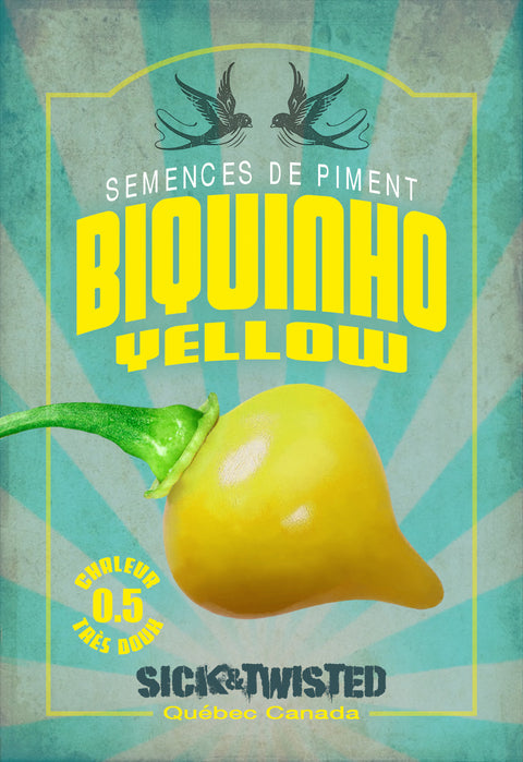 Semence de "Piment Fort Biquinho yellow"