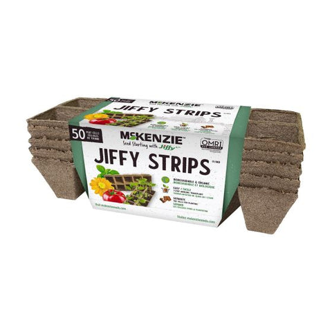 Ensemble de 5 bandes de 10 pots d'ensemencement Jiffy