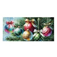 Insert de tapis "Ornements de Noël"