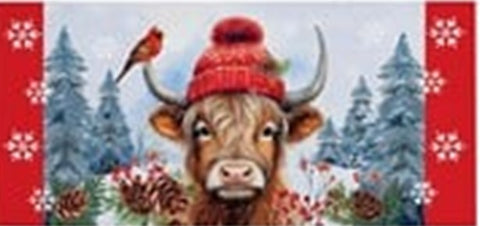 Insert de tapis "Vache en hiver"