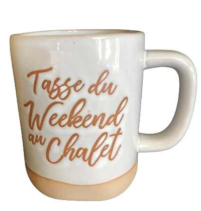 Tasse "Weekend au chalet"