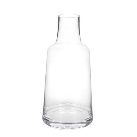 Vase en verre clair