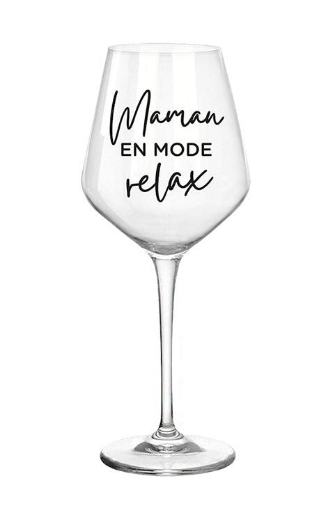 Verre à vin "Maman" Chantal Lacroix