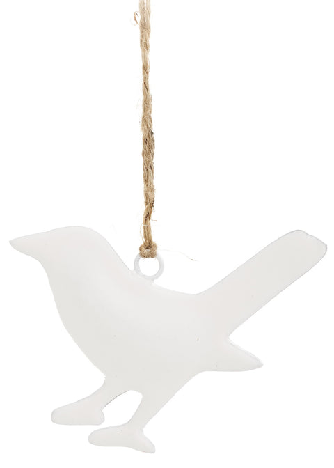 Ornement d'oiseau blanc