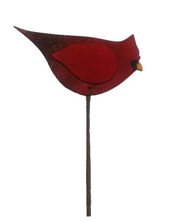 Cardinal sur tige