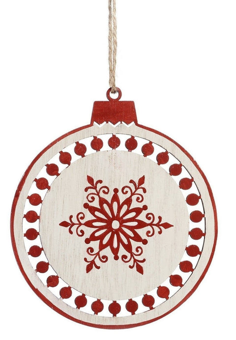 Ornements scandinave blanc