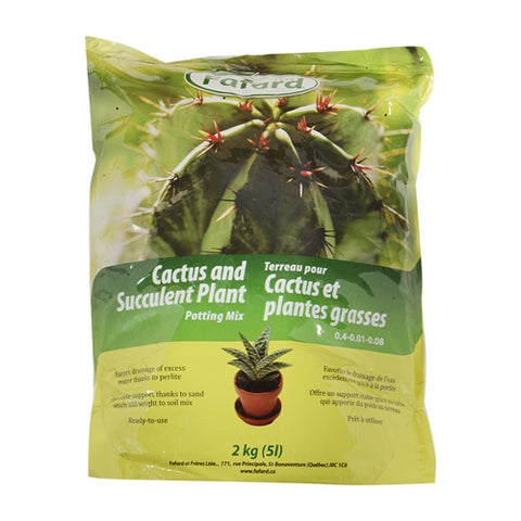 Terreau pour cactus et plantes grasses "Fafard"