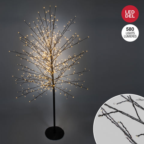 Arbre de Noël avec lumières